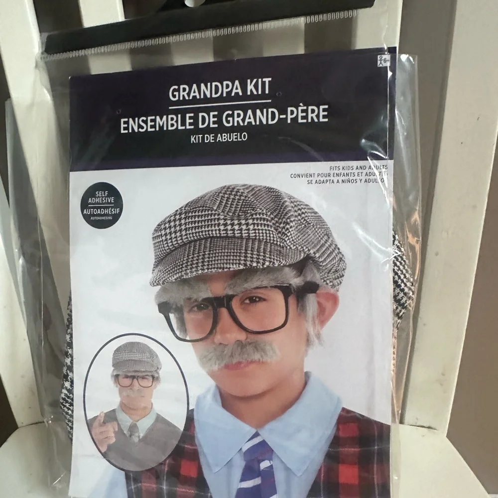 Kids Grandpa Kit Halloween Costume